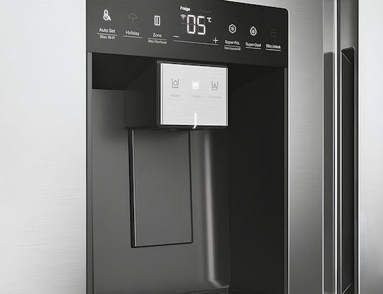 Хладилник Гардероб 601лт В177.5xШ90.5xД72.6см. Inox HSW59F18EIMM