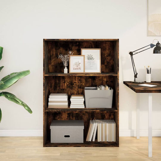 Bücherschrank Rauchige Eiche 80x30x114cm