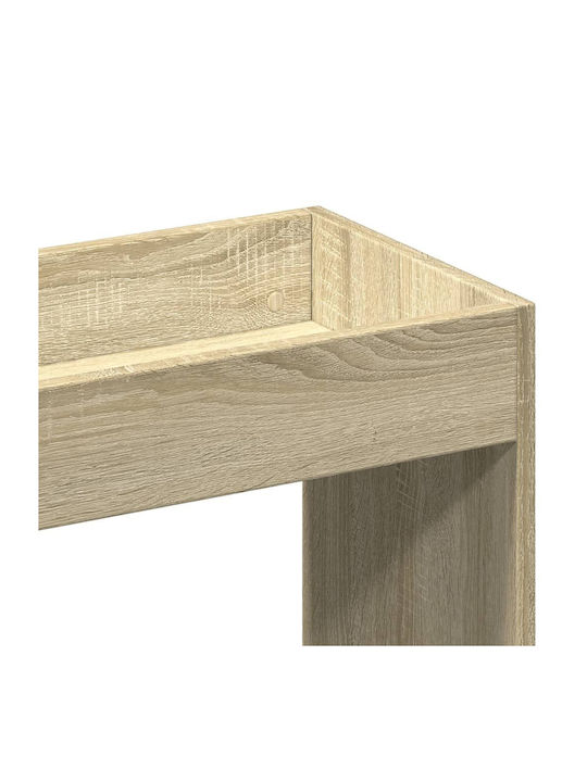 Living Room Display Cabinet Made of Particle Board Sonoma Oak 63x33x100cm