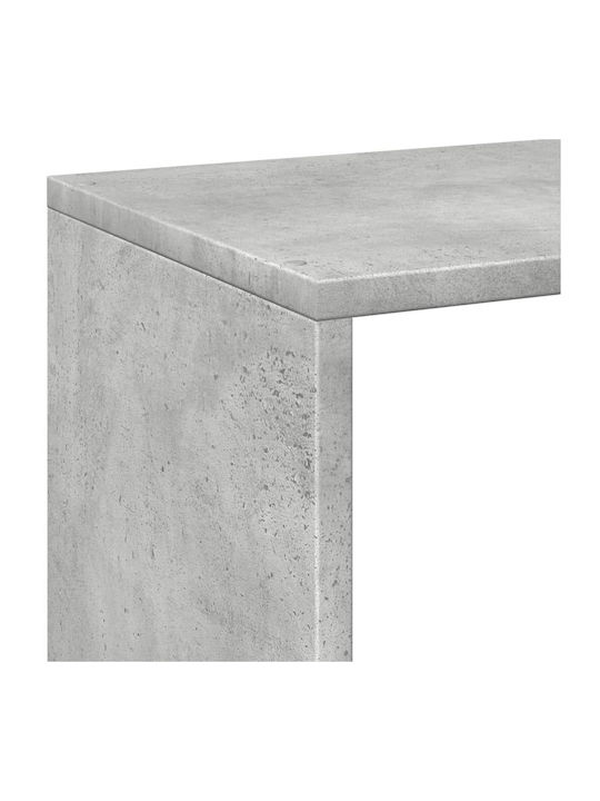 Grey Bookcase 69.5x29x69.5 cm