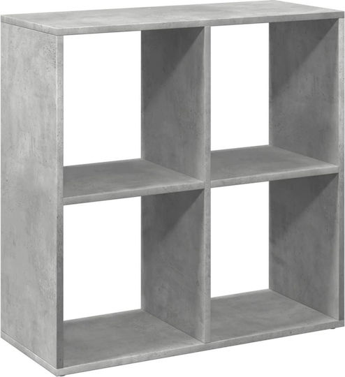 Bibliothek Grau 69.5x29x69.5cm