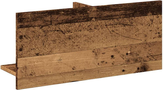Wall Shelf Old Wood 70x16.5x30cm