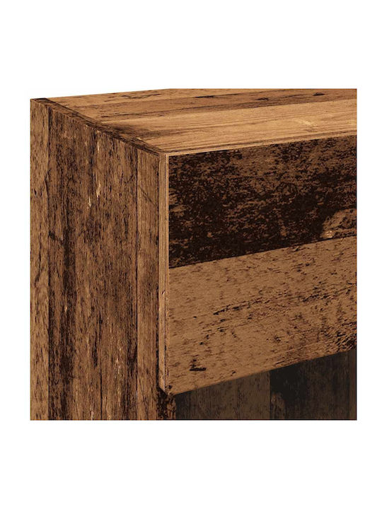 Wandregale Braune (2 Stück) 40x30x60,5cm