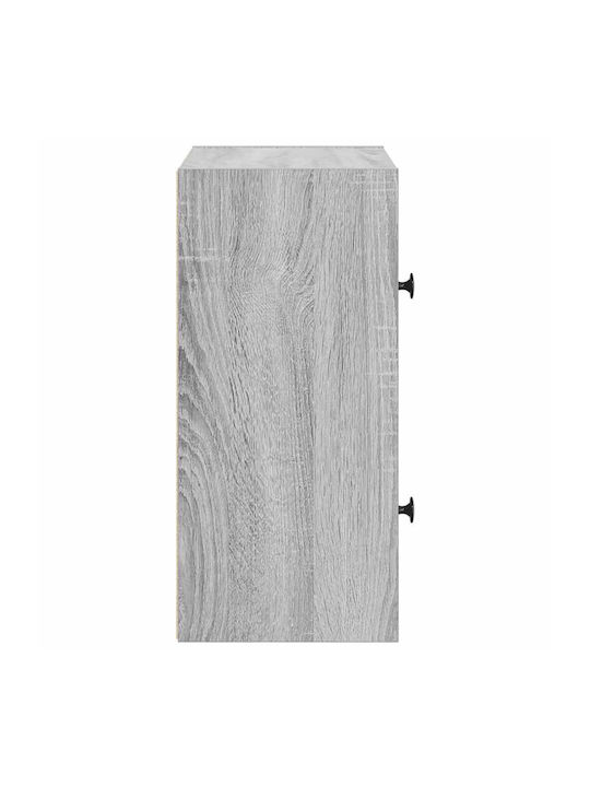 Wohnzimmer Schrank aus Spanplatte Grau Sonoma 40x24x52cm