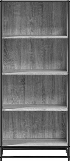 Bibliotecă Gri Sonoma 60x35x139 cm