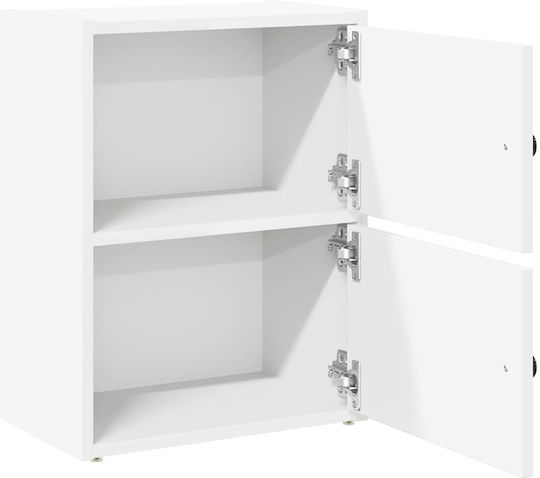 Wohnzimmerschrank aus Spanplatte Weiß 40x24x52 cm