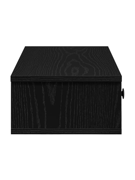 Рафт Стенен Черно 100x37.5x19см.