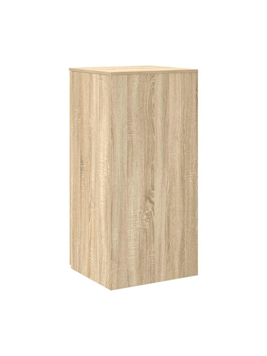 Living Room Display Cabinet Made of Particle Board Brown 50x45x103.5cm