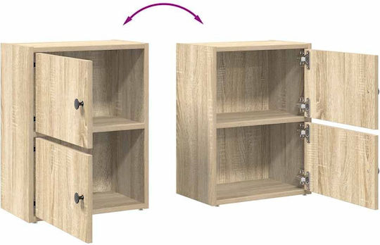 vidaXL Wohnzimmer Schrank aus Spanplatte Braune 40x24x52cm