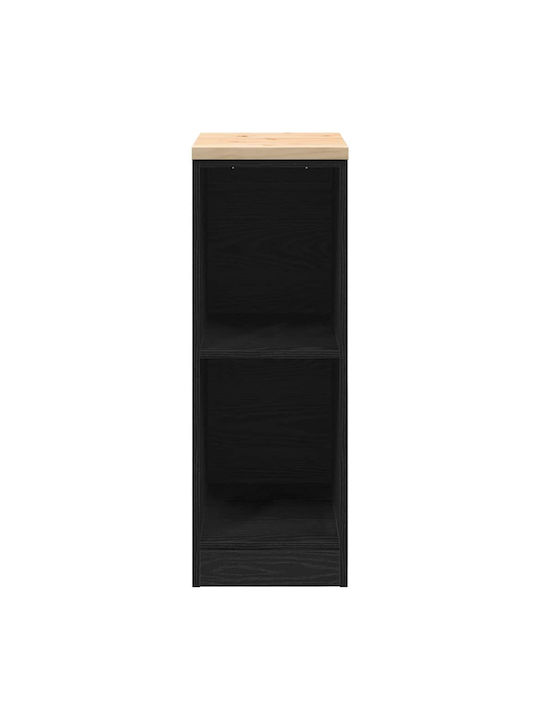 Dulap De Depozitare Pentru Birou Din Lemn Masiv Nuanță De Lemn 30x51x85cm
