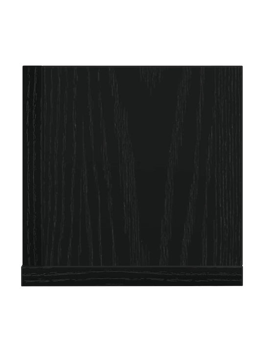 Ράφια Τοίχου Μαύρο (2τμχ) 100x16.5x16.5εκ.