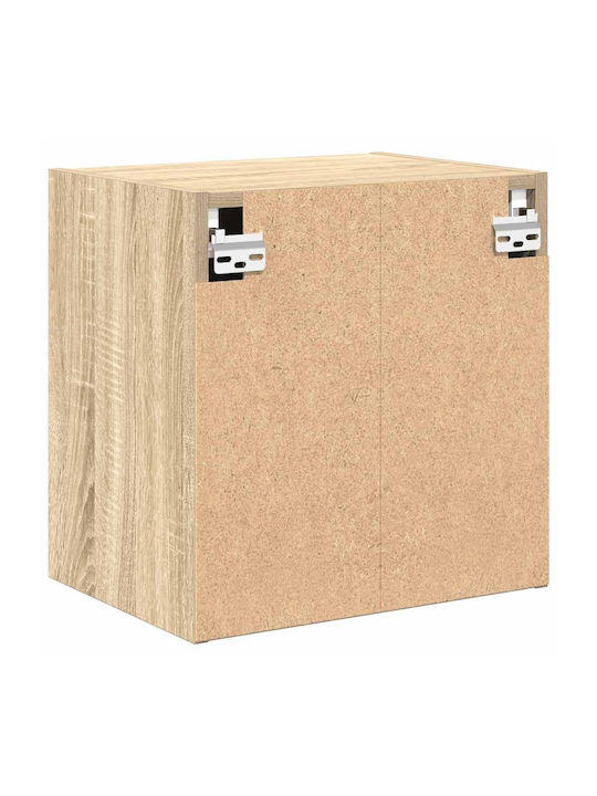 Wall Living Room Cabinet made of Particle Board Brown 40x30x41cm