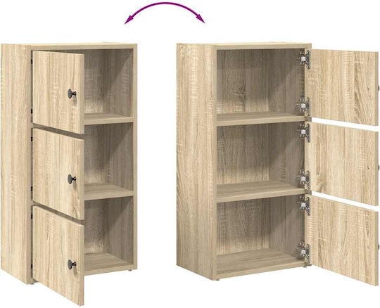 Wohnzimmerschrank aus Spanplatte Braun 40x24x77 cm