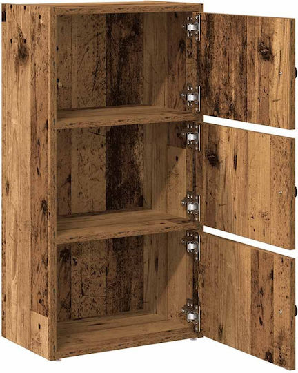 Living Room Cabinet Made of Brown Particle Board 40x24x77cm
