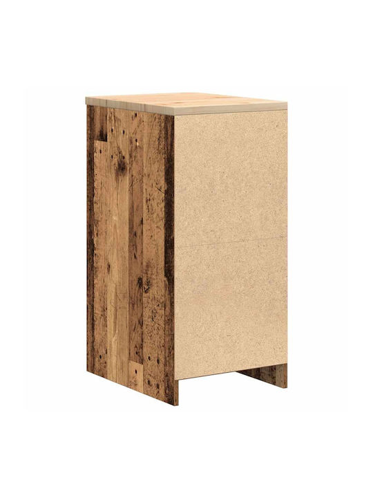 Ντουλάπι Σαλονιού από Μασίφ Ξύλο Καφέ 40x51x85cm