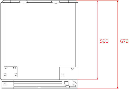 Teka Combină frigorifică 378lt NoFrost Î201xL59.5xA67.8cm. Inox RBF 78650 SS