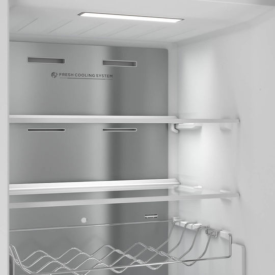 Teka Combină frigorifică 378lt NoFrost Î201xL59.5xA67.8cm. Inox RBF 78650 SS