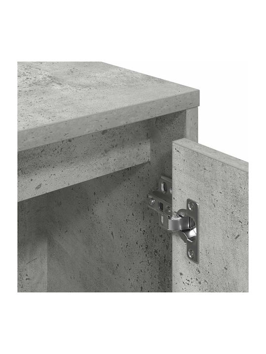 Bibliothek Grau Beton 89x24x101,5cm