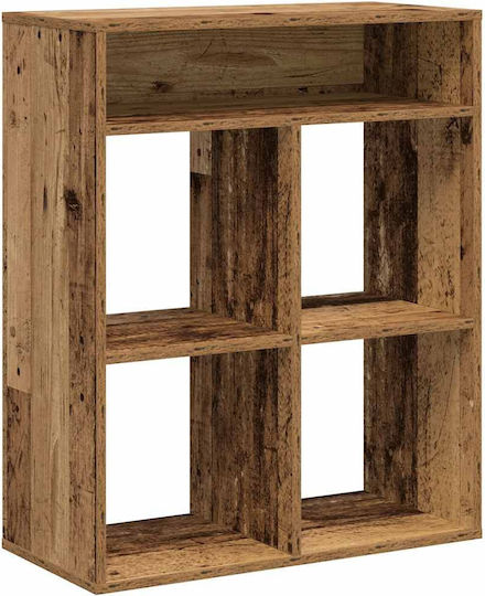 Библиотека Кафява 66x31x80см