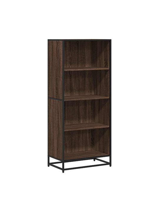 Bookcase Brown Oak 60x35x139cm