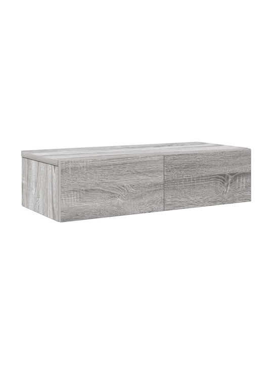 Shelf Wall Grey Sonoma 60x26.5x15cm