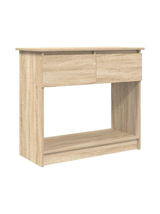 Console Table Sonoma Oak Brown L85.5xW38.5xH74.5cm