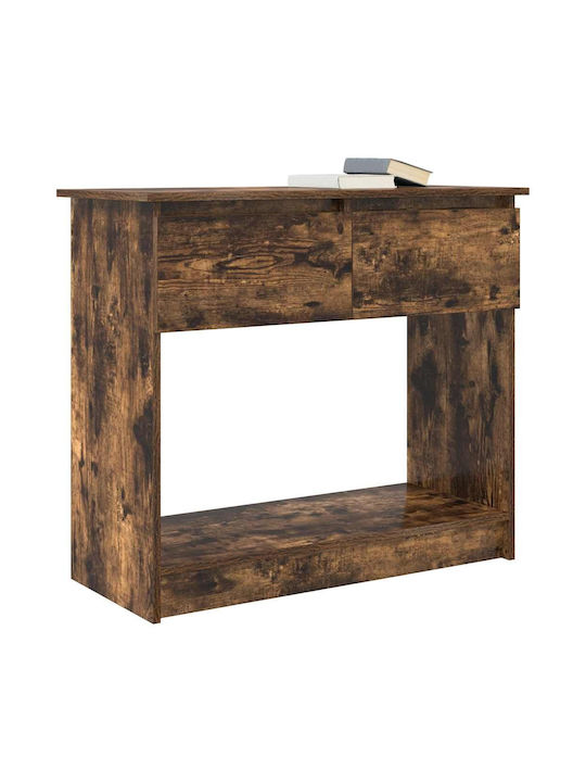 Wooden Console Table Coffee L85.5xW38.5xH74.5cm