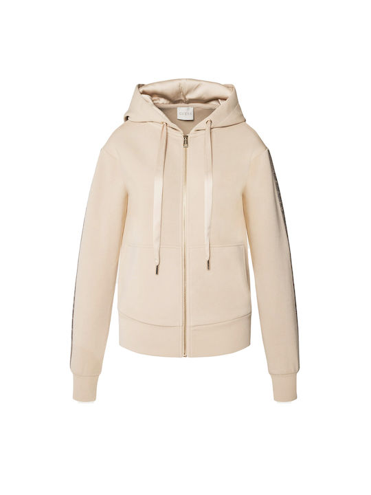 Дамска Суитшърт Жакет Худи Beige