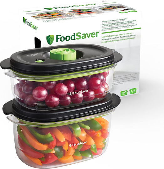 FoodSaver Сет Кутии за храна Прозрачни 2бройки