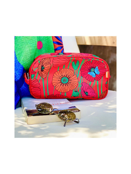 Toiletry Bag in Orange color 26cm