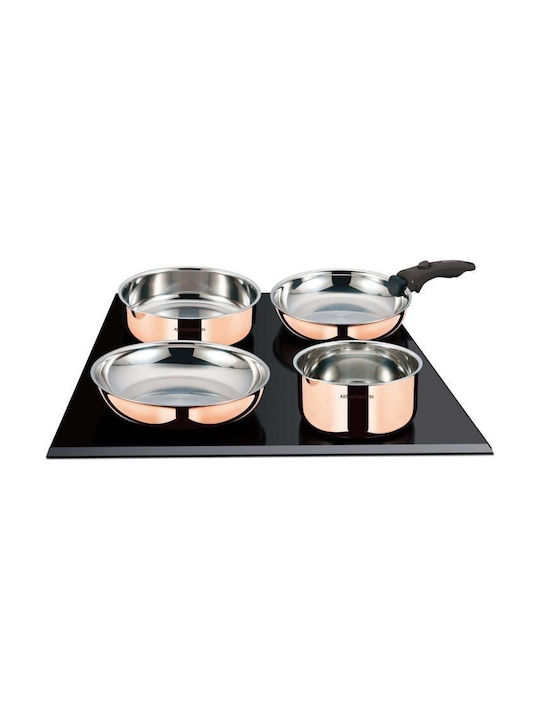 Arthur Martin Pots Set of with Coating 6pcs