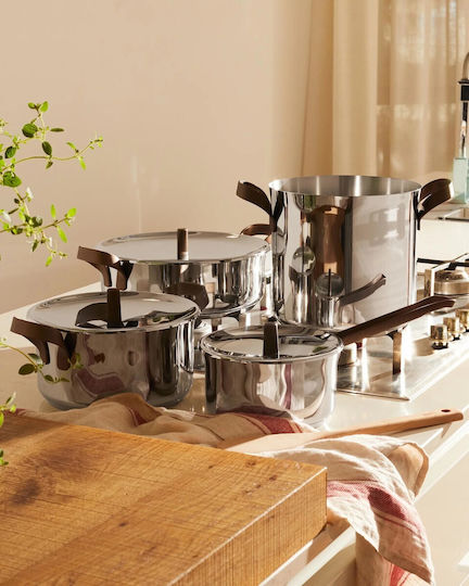 Alessi Edo Pots Set 4 Pieces