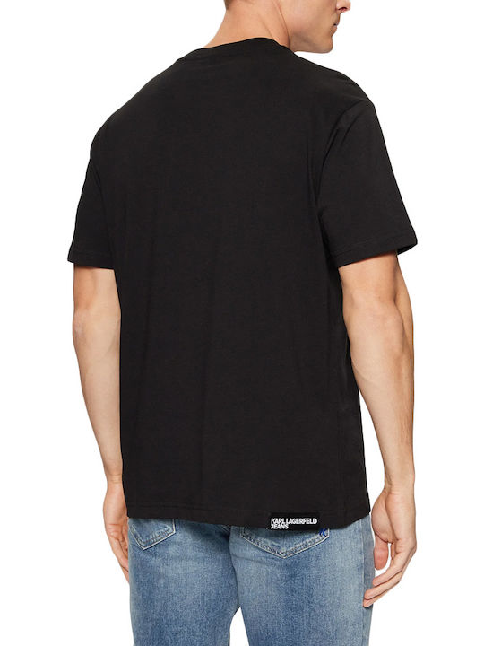 T-shirt Λευκο-μαυρο