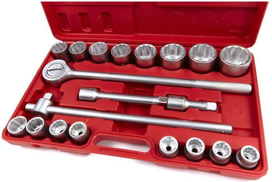 HBM Machines Ratschen- & Steckschlüssel-Sets 20Stück
