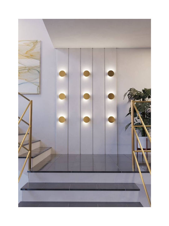 Eglo Modern Wall Lamp Gold 4x15cm