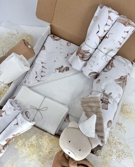 Velvet White Geschenkset für Babys