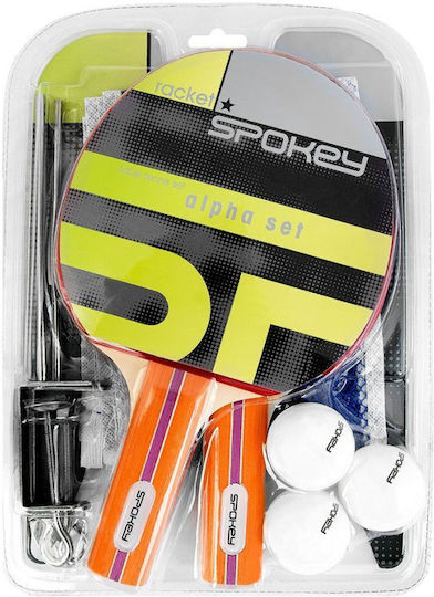 Spokey Alpha Σετ Ρακέτες Ping Pong για Αρχάριους Παίκτες