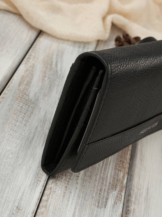 Голяма Дамско Портмоне Класически с RFID Черен