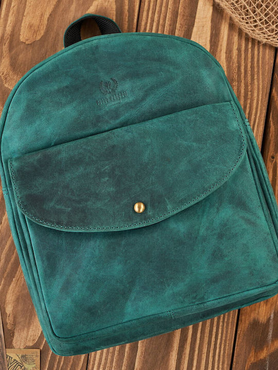 Set De piele Geantă de damă Rucsac Verde