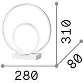 Ideal Lux Dekorative Lampe Schwarz