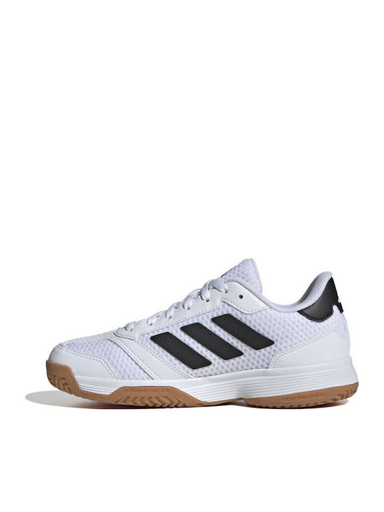 Ligra 8 K Kids Sports Shoes Volleyball with Laces White