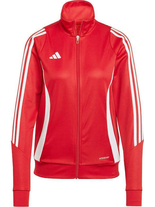 Women's Sweatshirt Jacket Red