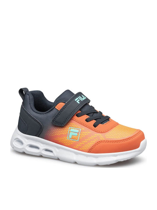 Memory Flash Gordon Παιδικά Sneakers με Σκρατς & Φωτάκια Πορτοκαλί