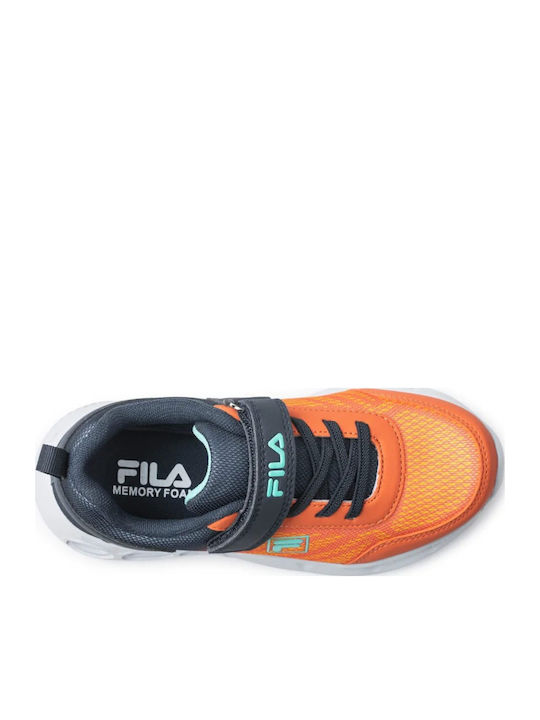 Memory Flash Gordon Παιδικά Sneakers με Σκρατς & Φωτάκια Πορτοκαλί
