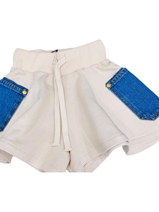 Kids' Shorts/Bermudas Fabric Beige