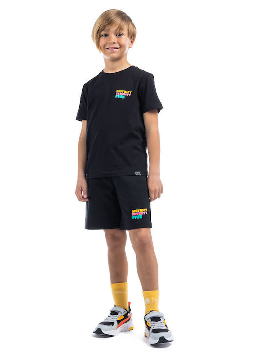 Sportliche Kinder-Shorts/Bermudas Schwarz