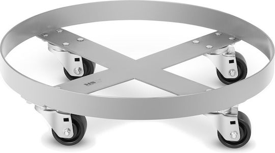 Wheeled Base Cart Transporting Barrels Up To 300 Kg Diameter 60 Cm
