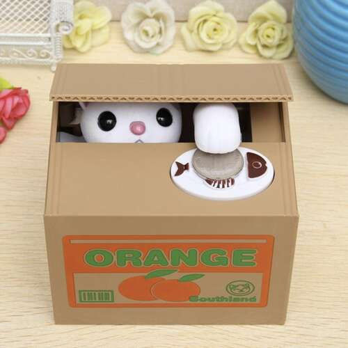 Iso Trade Children's Money Box Plastic Multicolored 11.8x10x9cm