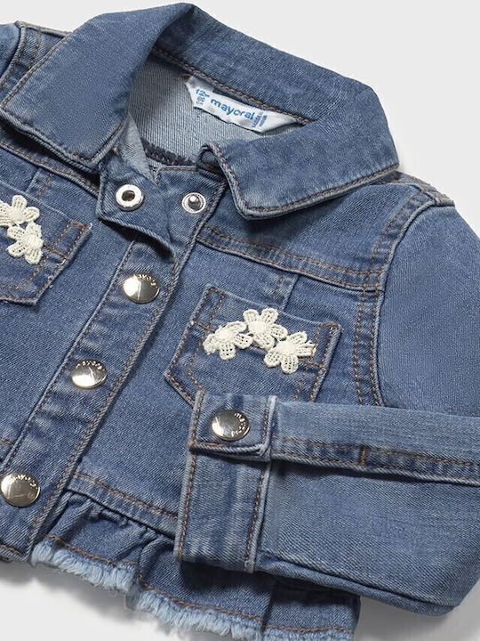 Kinder Jeansjacke Kurz Denim