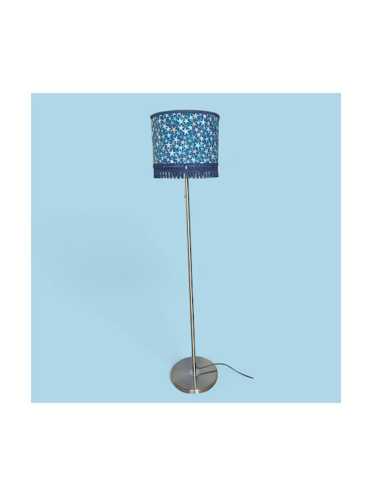 Oxygen Dark Blue Floor Lamp H170cm. with Socket for Bulb E27 Blue